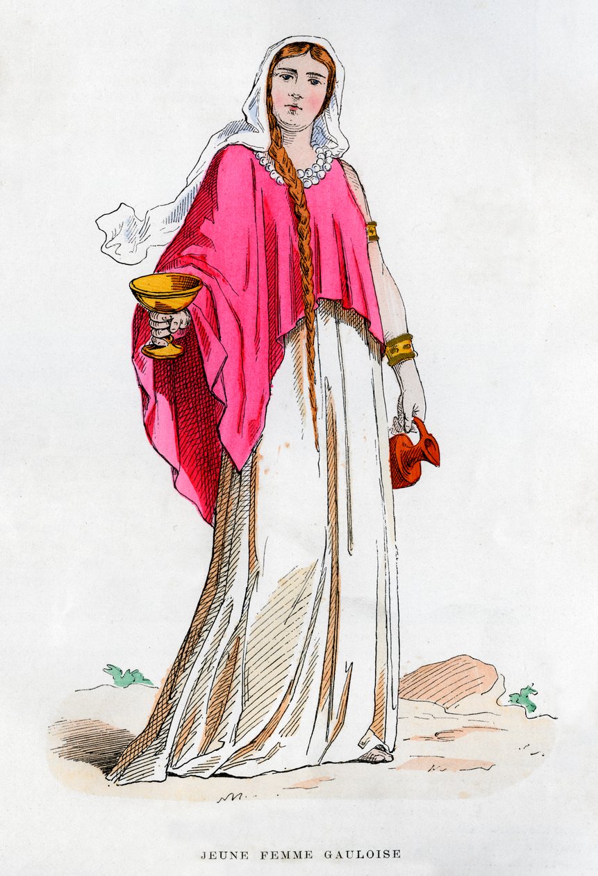 Nuori nainen Gallia, 1882-1884 tekijältä Unbekannt
