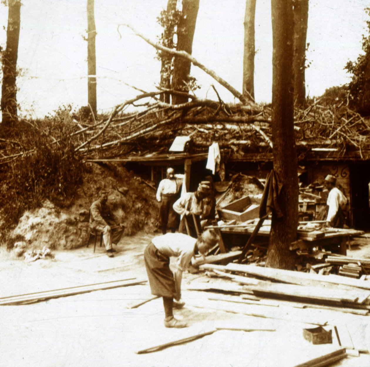 Zouaves, Nieuwpoort, Flanderi, Belgia, c1914-c1918. tekijältä Unbekannt