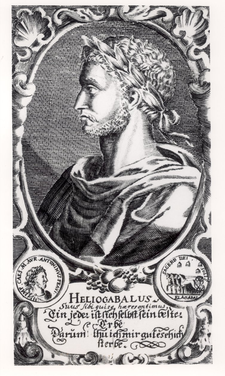 Heliogabalus (204-222 jKr) tekijältä Unbekannt Unbekannt