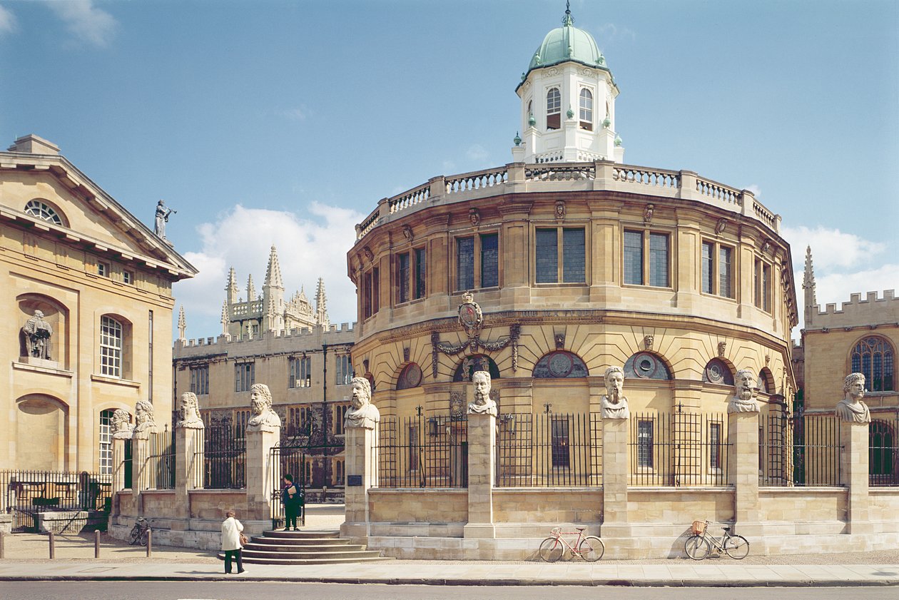Sheldonian Theatre, Oxford, rakennettu 1662-63 tekijältä Unbekannt Unbekannt