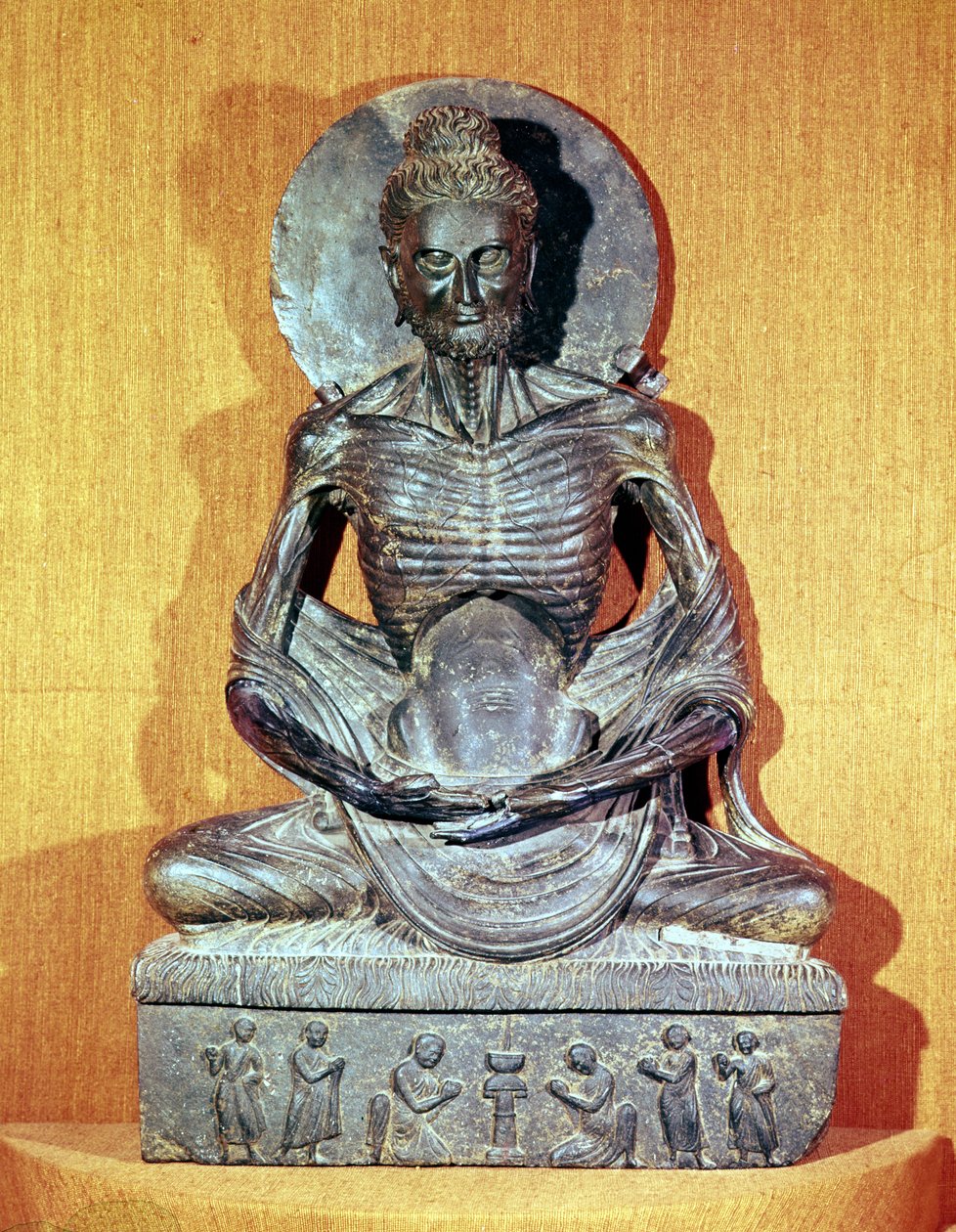 Istuva Buddha meditaatiossa, kreikkalais-buddhalainen tyyli, 1.-4. vuosisata tekijältä Unbekannt Unbekannt