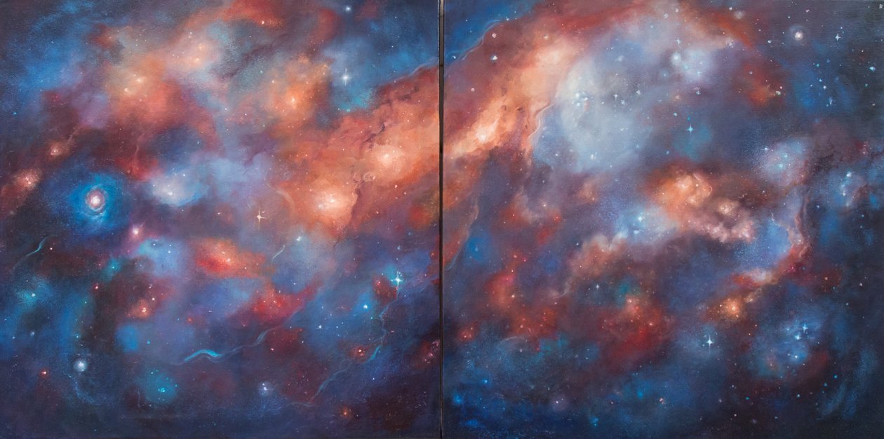 Cosmos I & II, 2017, tekijältä Unbekannt Unbekannt