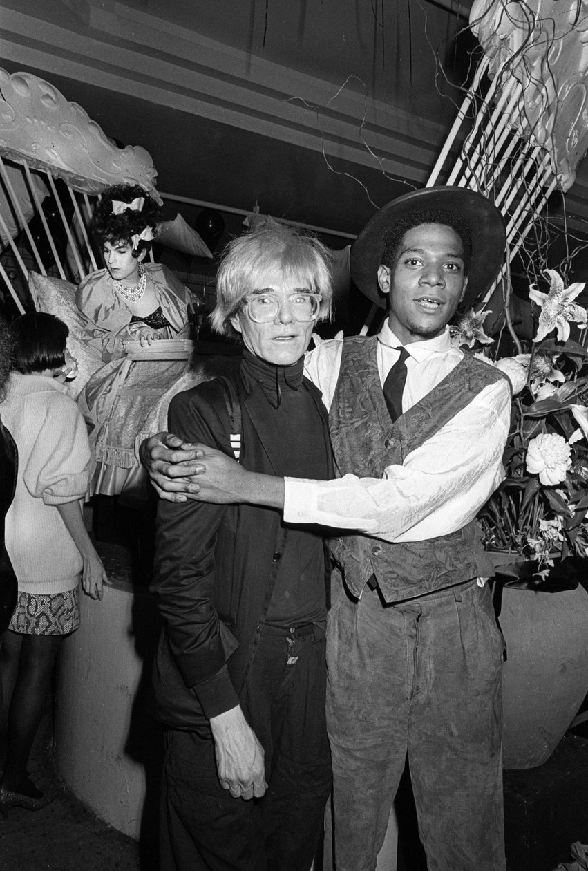 Jean-Michel Basquiat ja Andy Warhol, Area, New York, 1984 tekijältä Unbekannt Unbekannt