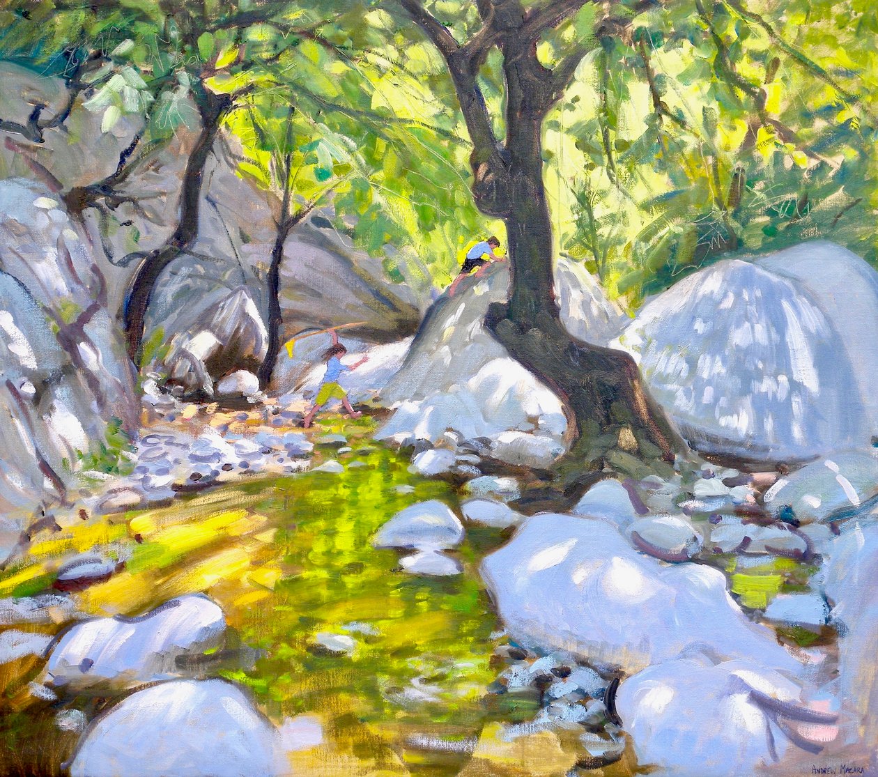 Mountain stream, Lefkas, Kreikka, 2009 tekijältä Unbekannt Unbekannt