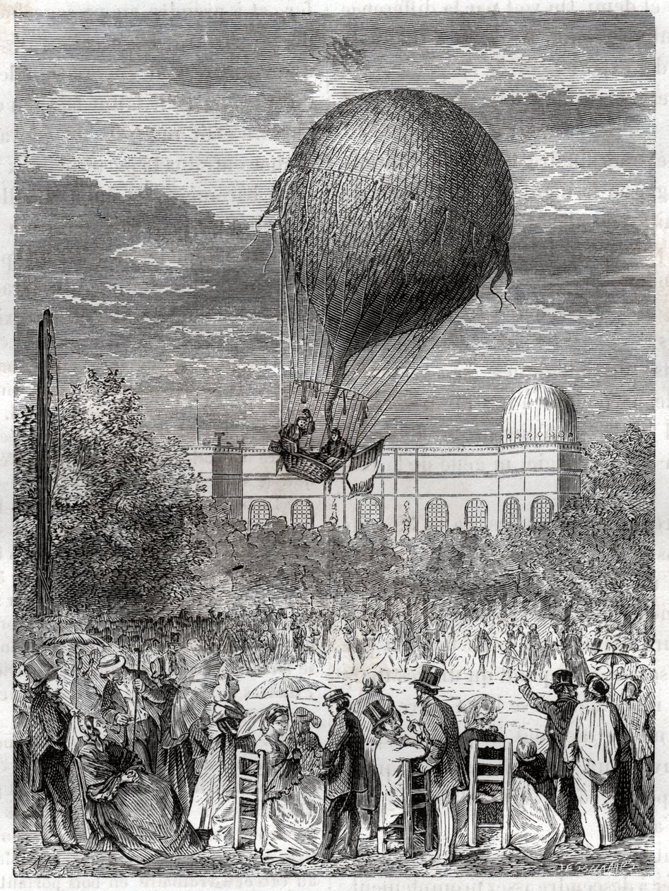Ascension en ballon. Ilmapallolento. tekijältä Nicolas Liez
