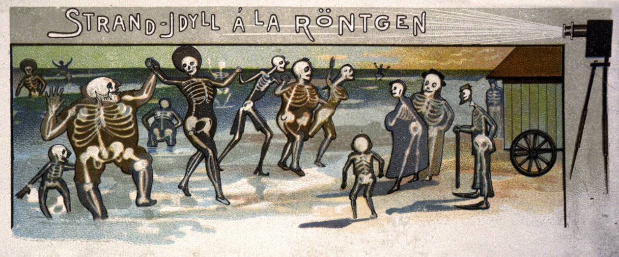 Rantaidylli Rontgenin rannalla, noin 1900 (kuva). tekijältä Unbekannter Künstler