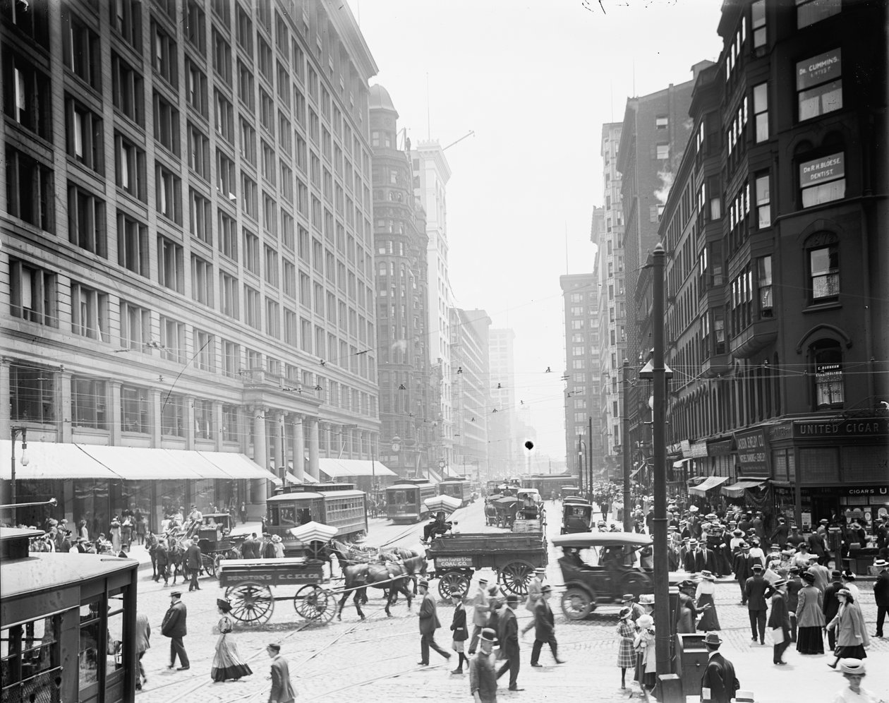 Chicago, Ill., State St. & Marshall Fields tekijältä Unbekannter Künstler