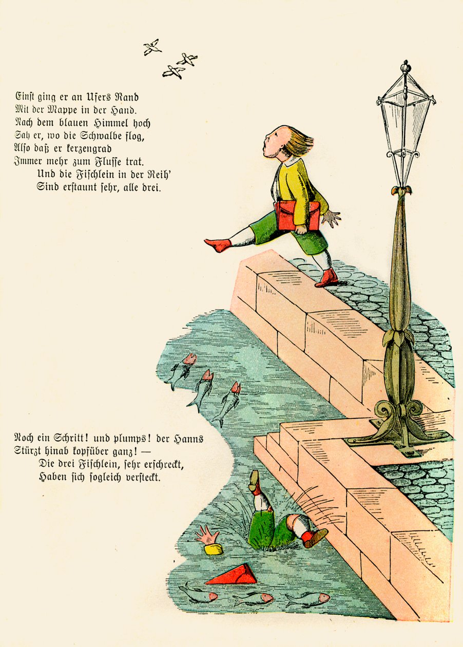 Tohtori Heinrich Hoffmannin kirjoittama Struwwelpeter (Struwwelpeter) tekijältä Unbekannter Künstler