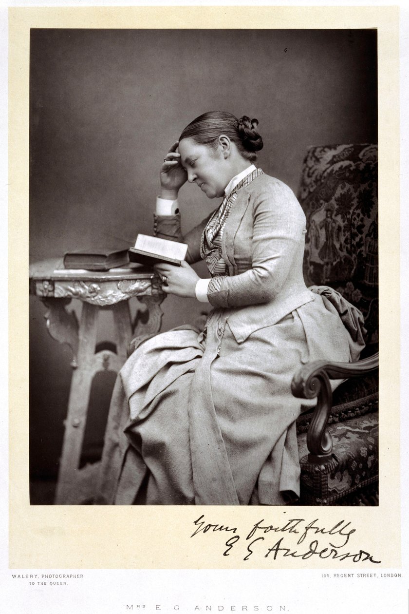 Elizabeth Garrett Anderson, lääkäri, n. 1880-luku tekijältä Unbekannt