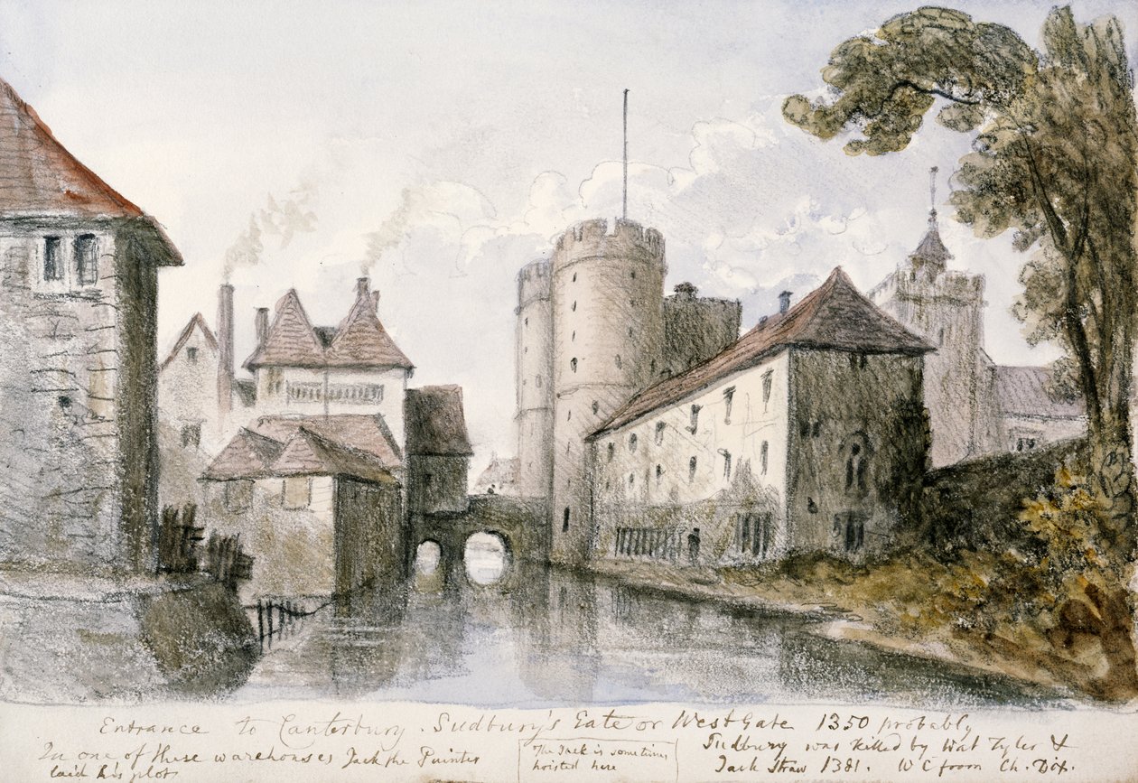 William Crotchin "Entrance to Canterbury". tekijältä Unbekannter Künstler