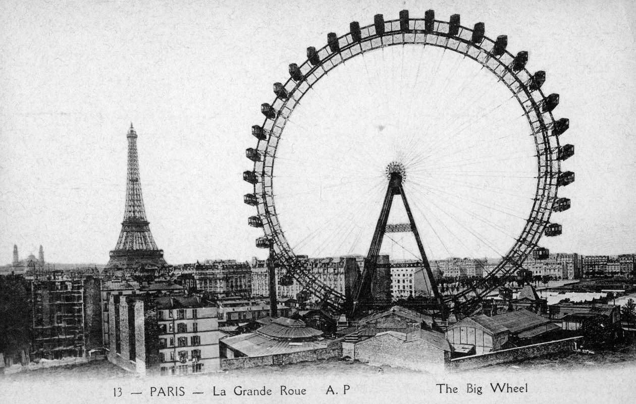Maailmanpyörä, Pariisi - Exposition Universelle 1900 tekijältä Unbekannter Künstler