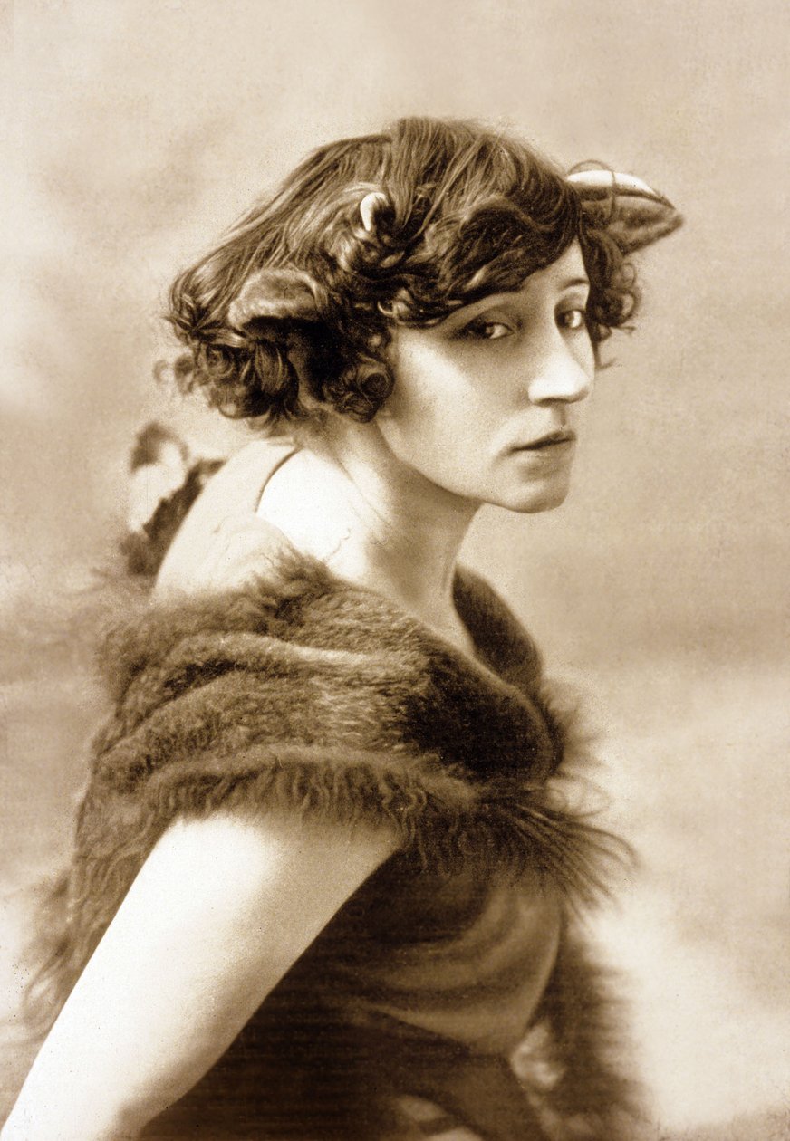 Ranskalainen kirjailija Colette (Sidonie Gabrielle Colette). tekijältä Unbekannter Künstler