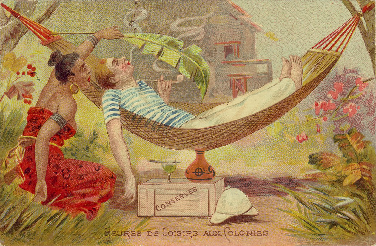 Leisure Hours in the Colonies, n. 1900 tekijältä Unbekannter Künstler