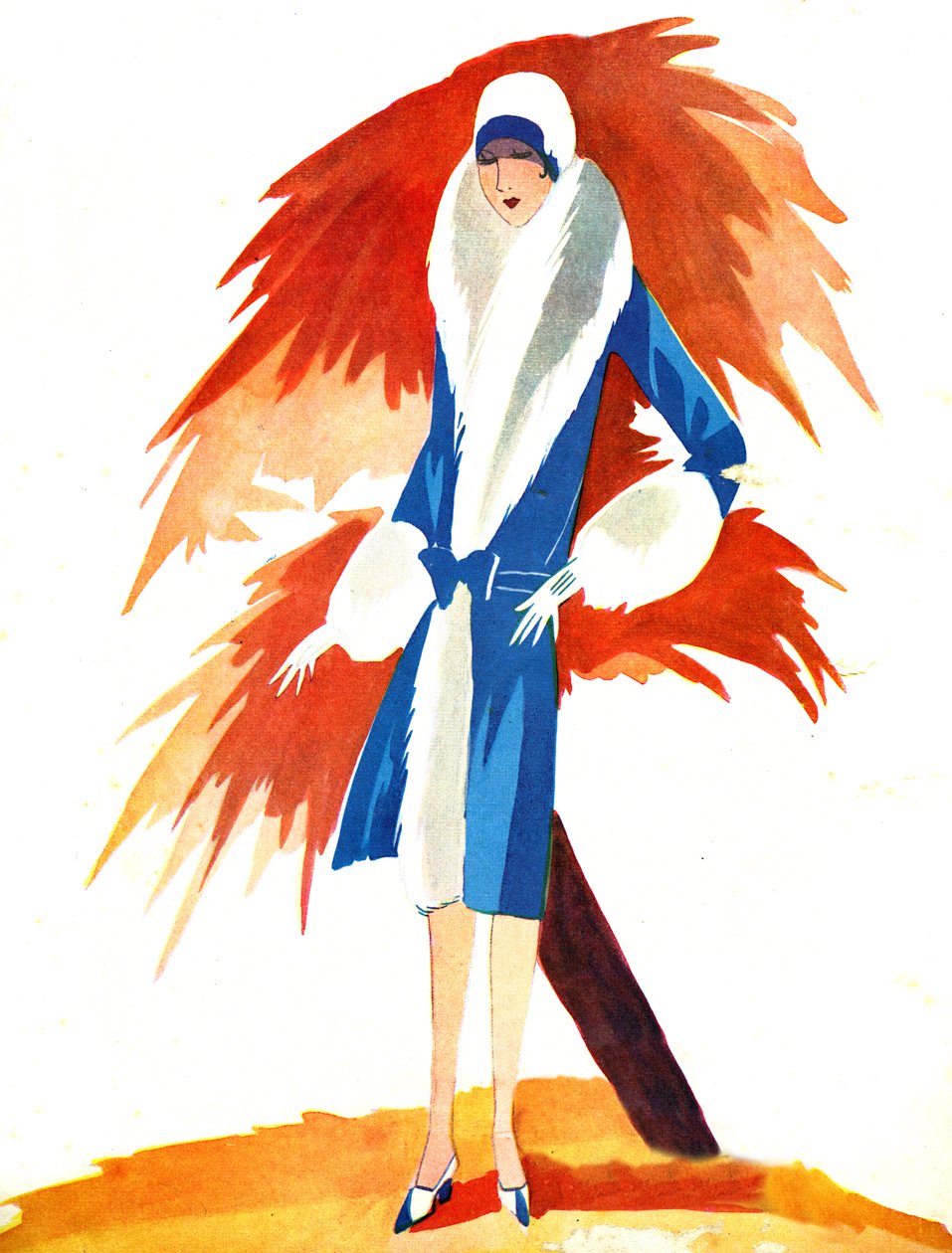 Le Miroir des Modes syyskuu 1927 tekijältä Unbekannter Künstler