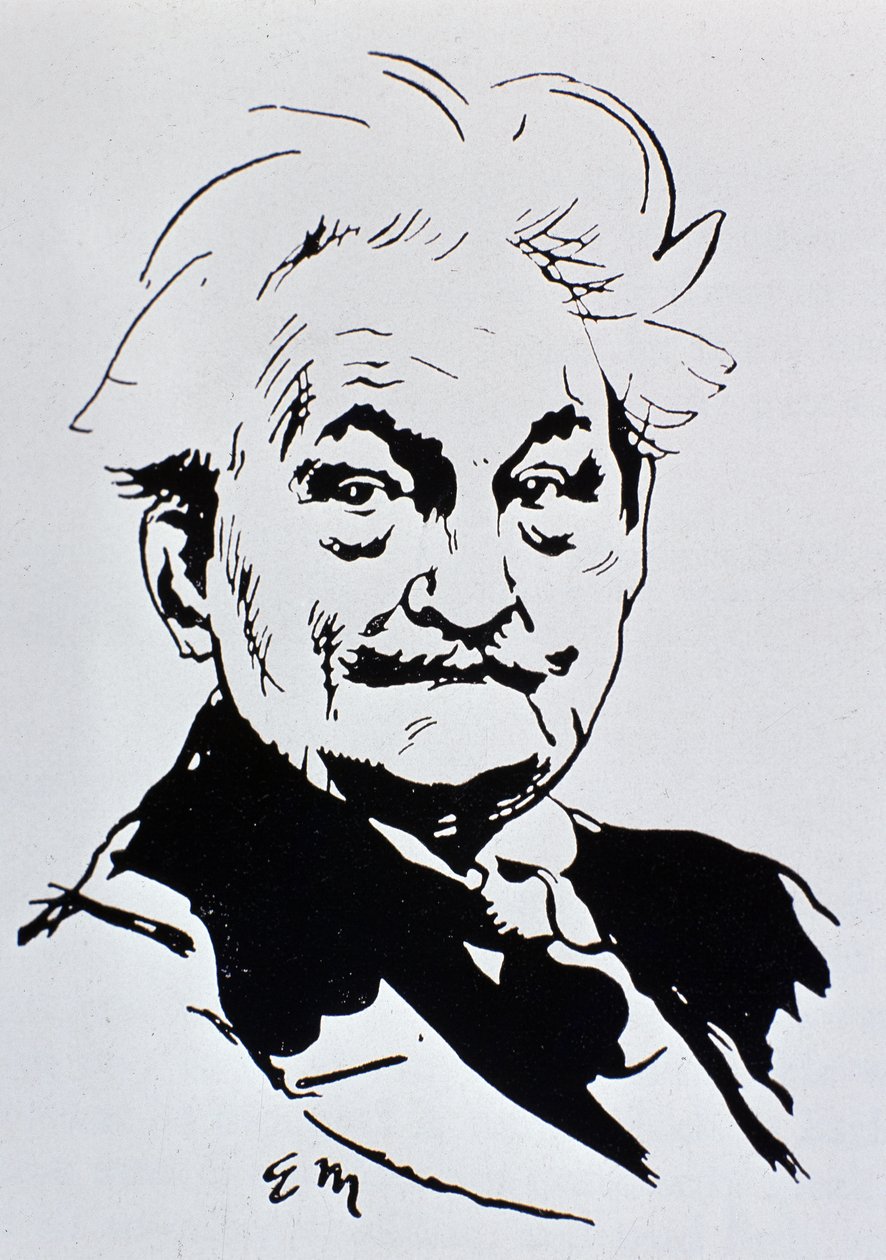 Leoš Janáček (muste paperille) tekijältä Unbekannt