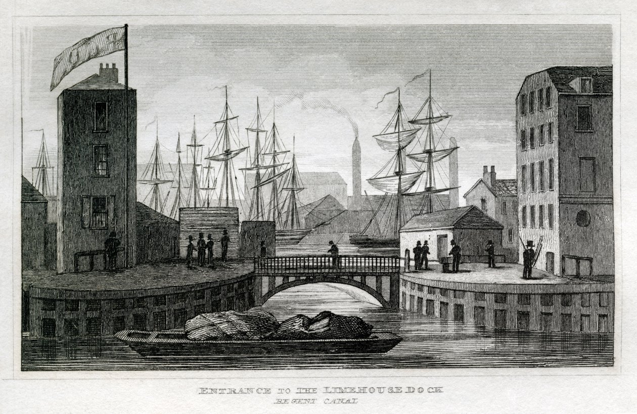 Limehouse Dock tekijältä Unbekannt