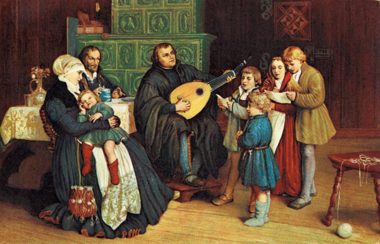 Martin Luther ja hänen tekijältä Unbekannter Künstler
