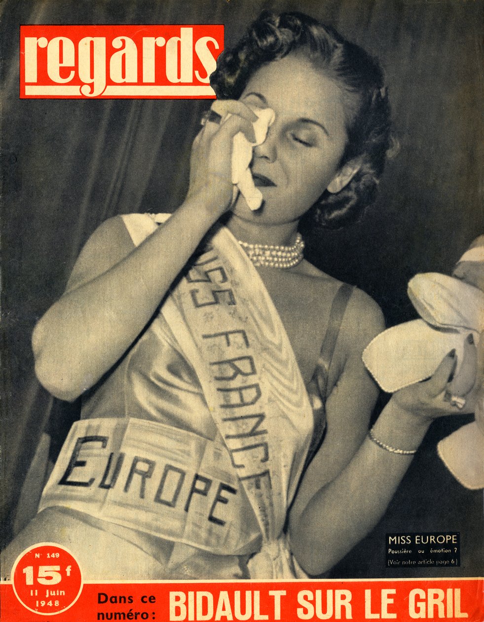 Miss Ranska 1948 (lehdistö) tekijältä Unbekannt