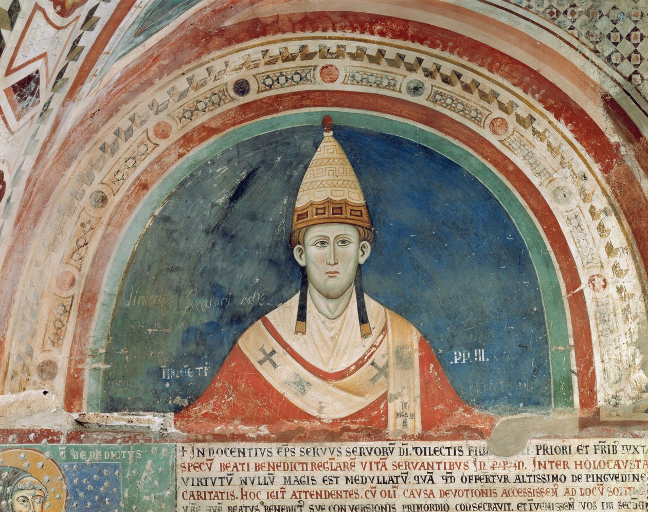 Paavi Innocentius III (1160-1216) tekijältä Unbekannt
