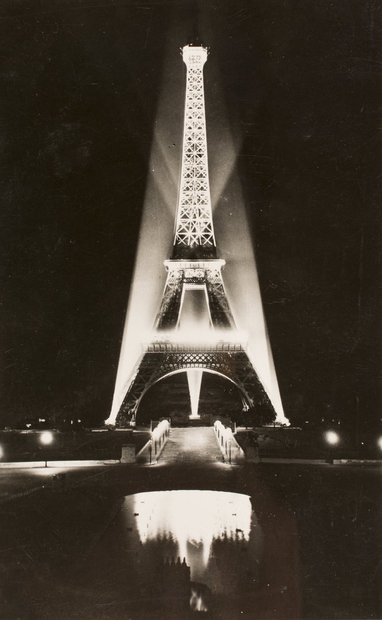 Postikortti/Eiffel-torni/Pariisi/Seine/Ile de France/Ranska tekijältä William M. Timlin