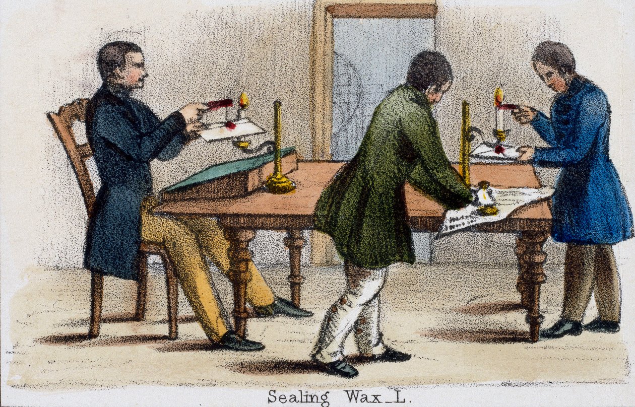 "Sealing Wax", n. 1845 tekijältä Unbekannt
