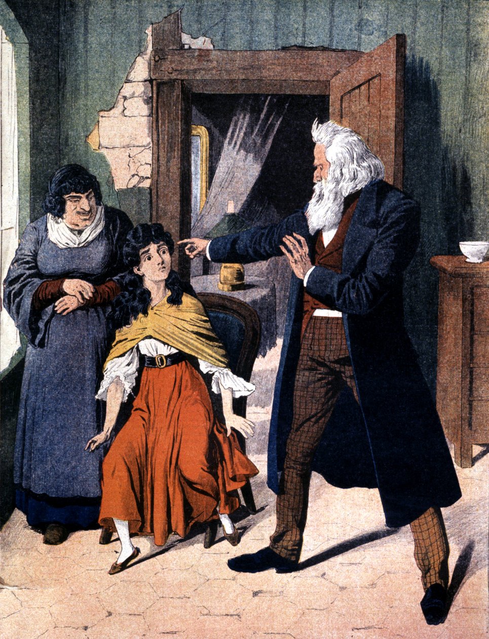 Hypnoosisessio, 1800-luvun loppupuoli (printti) tekijältä Unbekannter Künstler