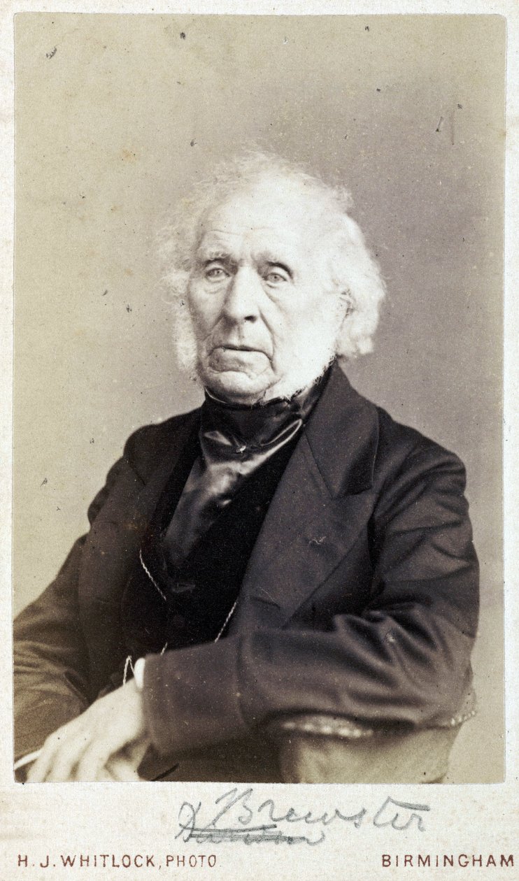Sir David Brewster, skotlantilainen fyysikko, n. 1860 tekijältä Unbekannt