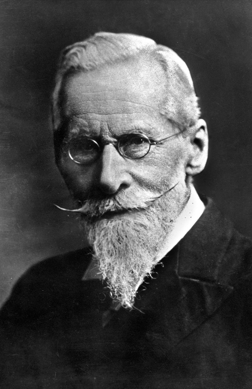 Sir William Crookes (1832-1919) englantilainen tiedemies tekijältä Unbekannter Künstler