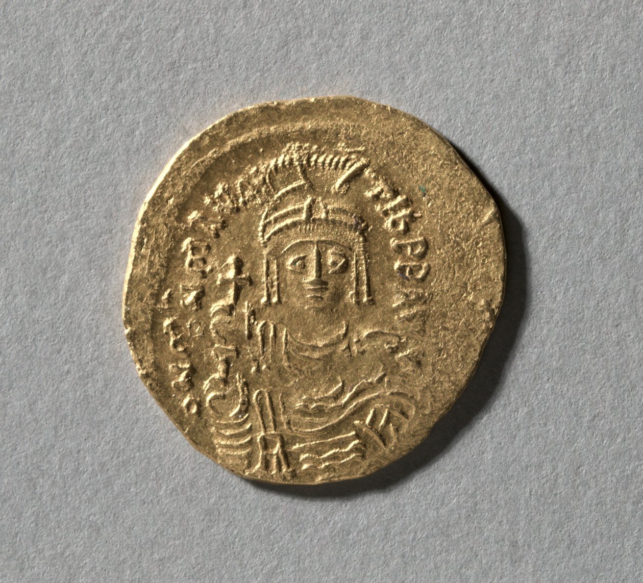Solidus Maurice Tiberiuksesta, 583-602 tekijältä Unbekannt