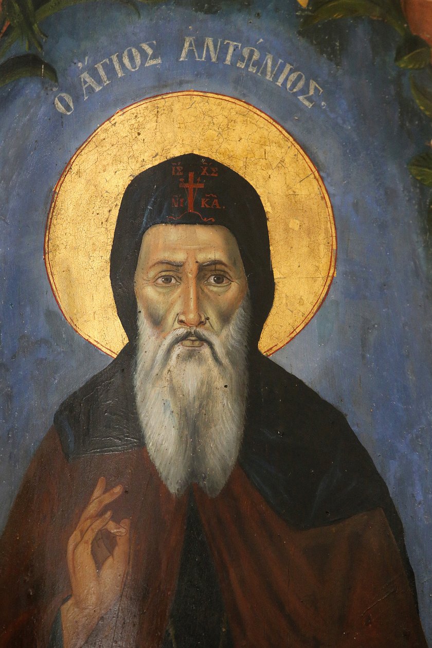 St. Anthony icon, 20150507, Nikosia, Kypros tekijältä Unbekannt