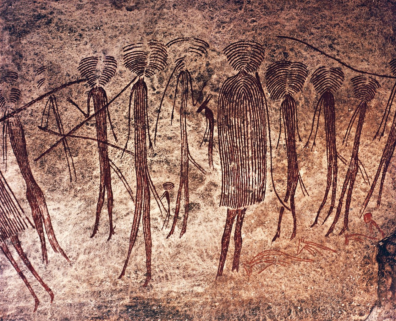 Tansania, Dodoman alue, Kondoa, kalliopiirrokset tekijältä William M. Timlin