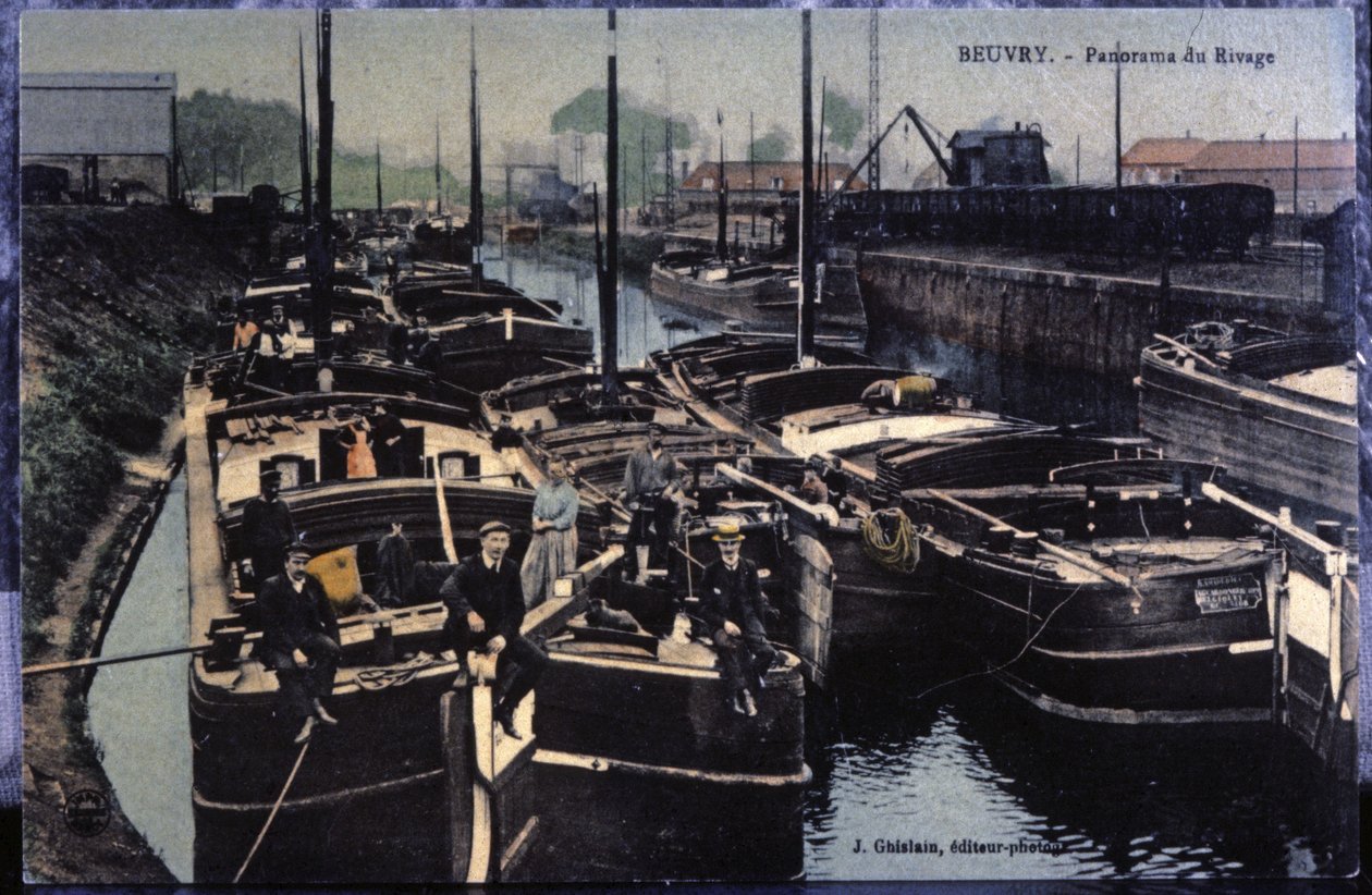 Beuvryn kanava. noin 1910 (postikortti). tekijältä Unbekannter Künstler