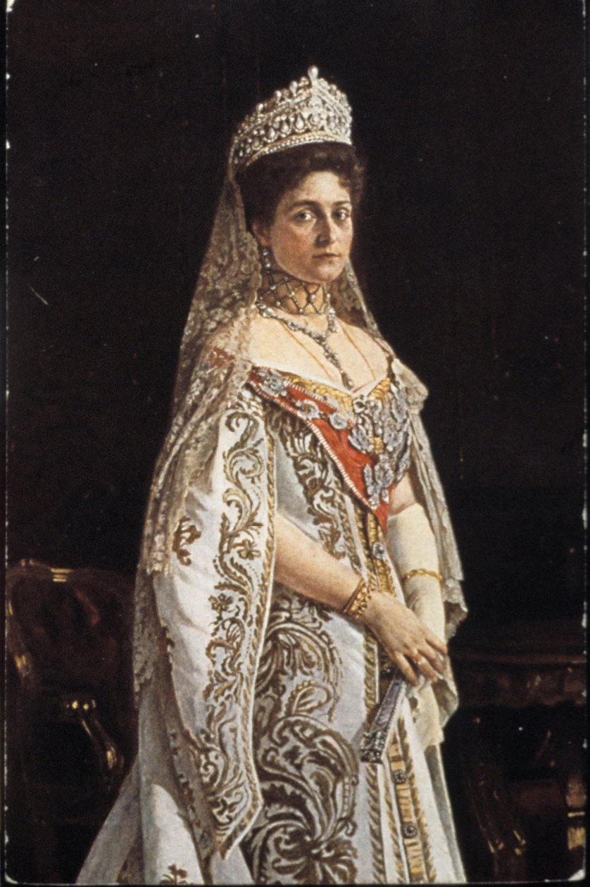 Tsaarina Aleksandra Fjodorovna (1872-1918). tekijältä Unbekannter Künstler