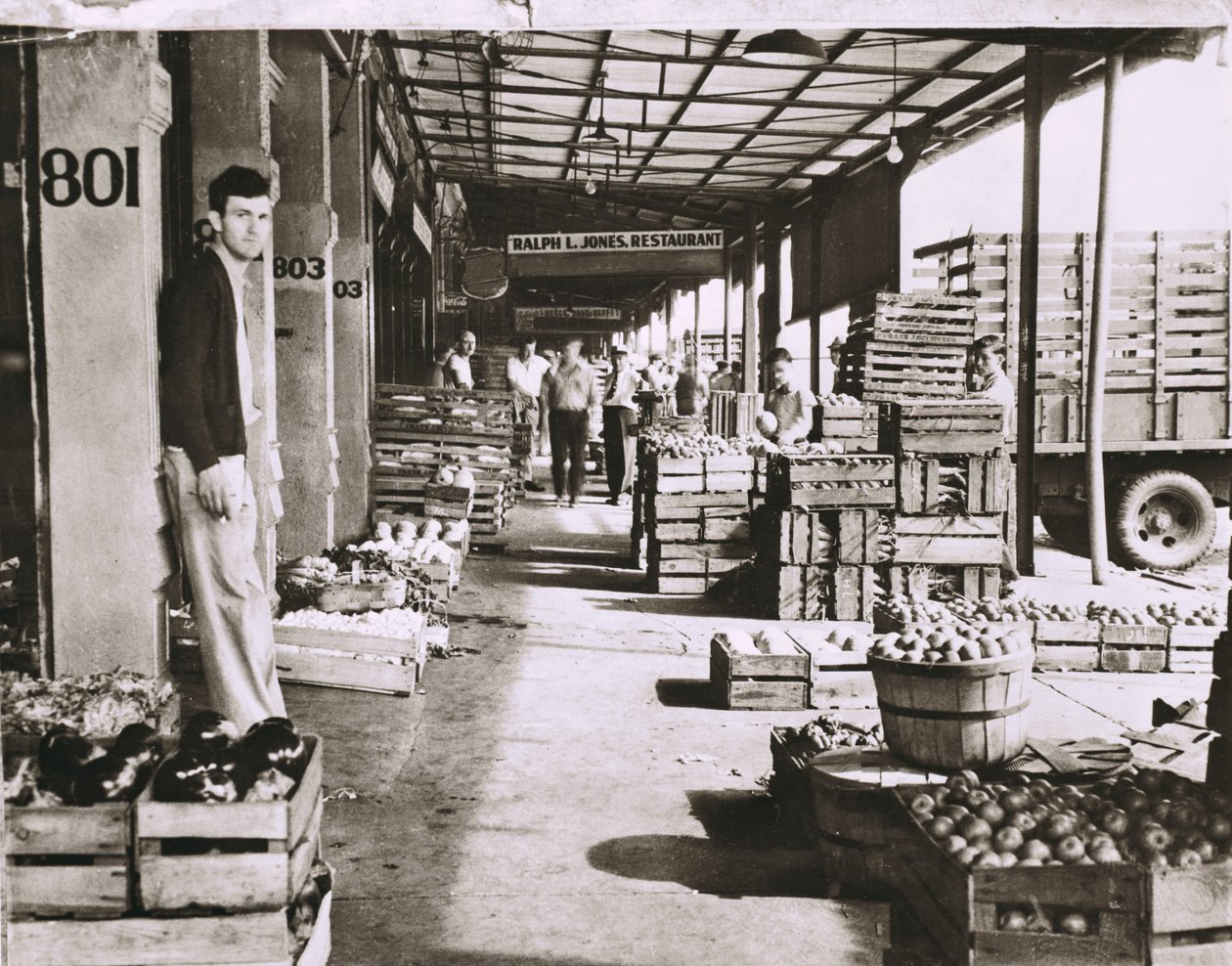 Commission Row (Produce Row), St.Louis tekijältä Unknown