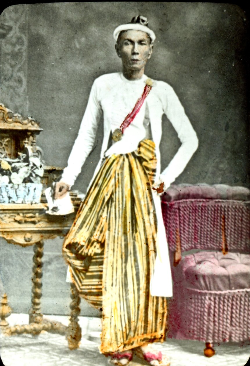 Burmalainen mies, 1880-luku tekijältä Unknown
