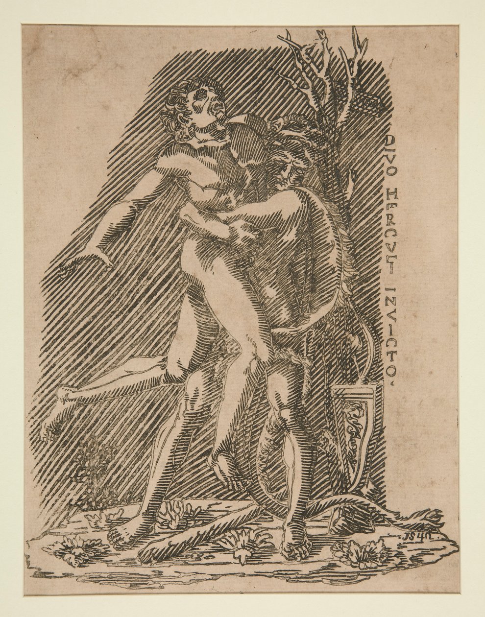 Hercules ja Antaeus tekijältä Unknown