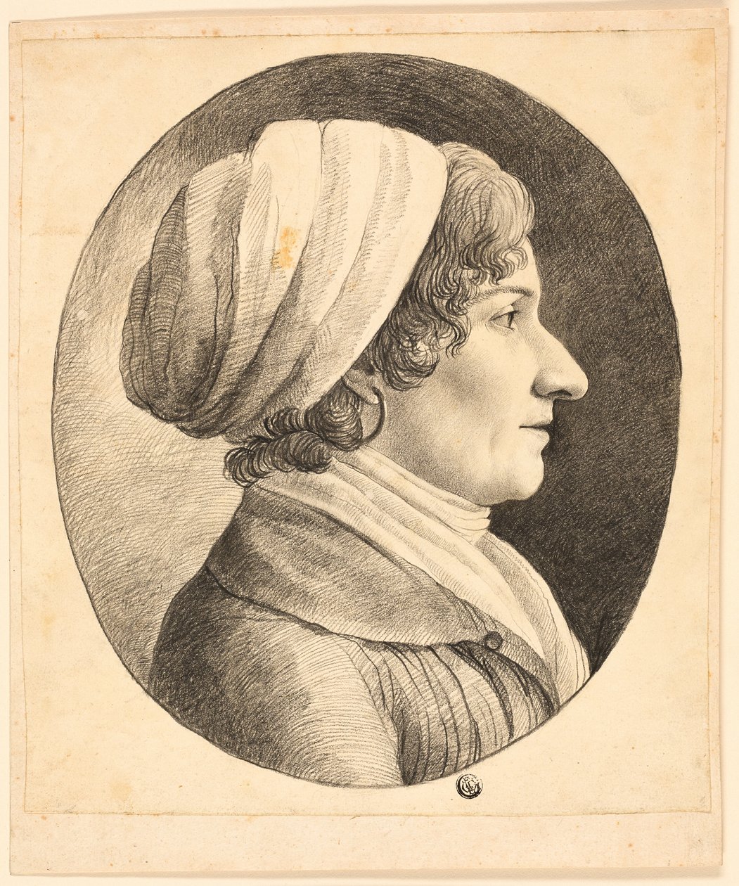Profiili Bust of a Woman Wearing a Cap (Nainen, jolla on lippalakki) tekijältä Unknown