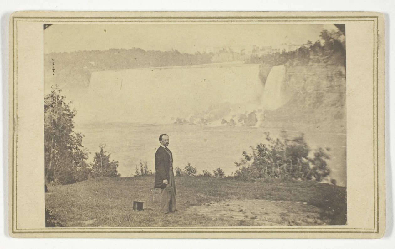 Nimetön (Mies Niagaran putouksilla) tekijältä Unknown