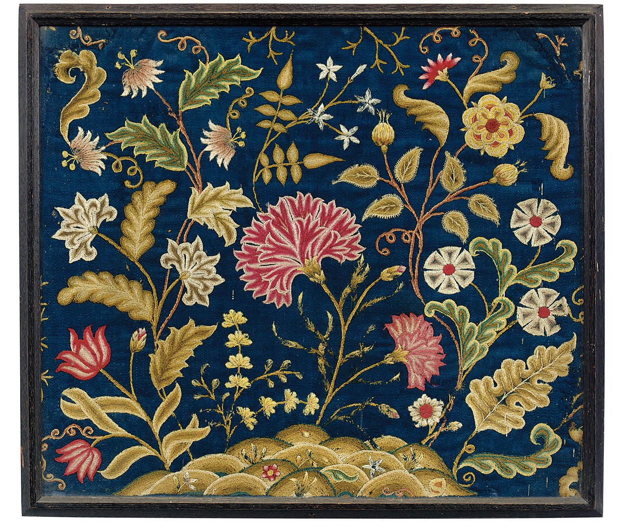 George II:n kirjailtu kuva, n. 1740 tekijältä Unknown