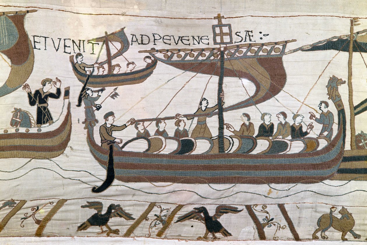Bayeux Tapestry tai Queen Matilda -kirjonta tekijältä Unknown artist