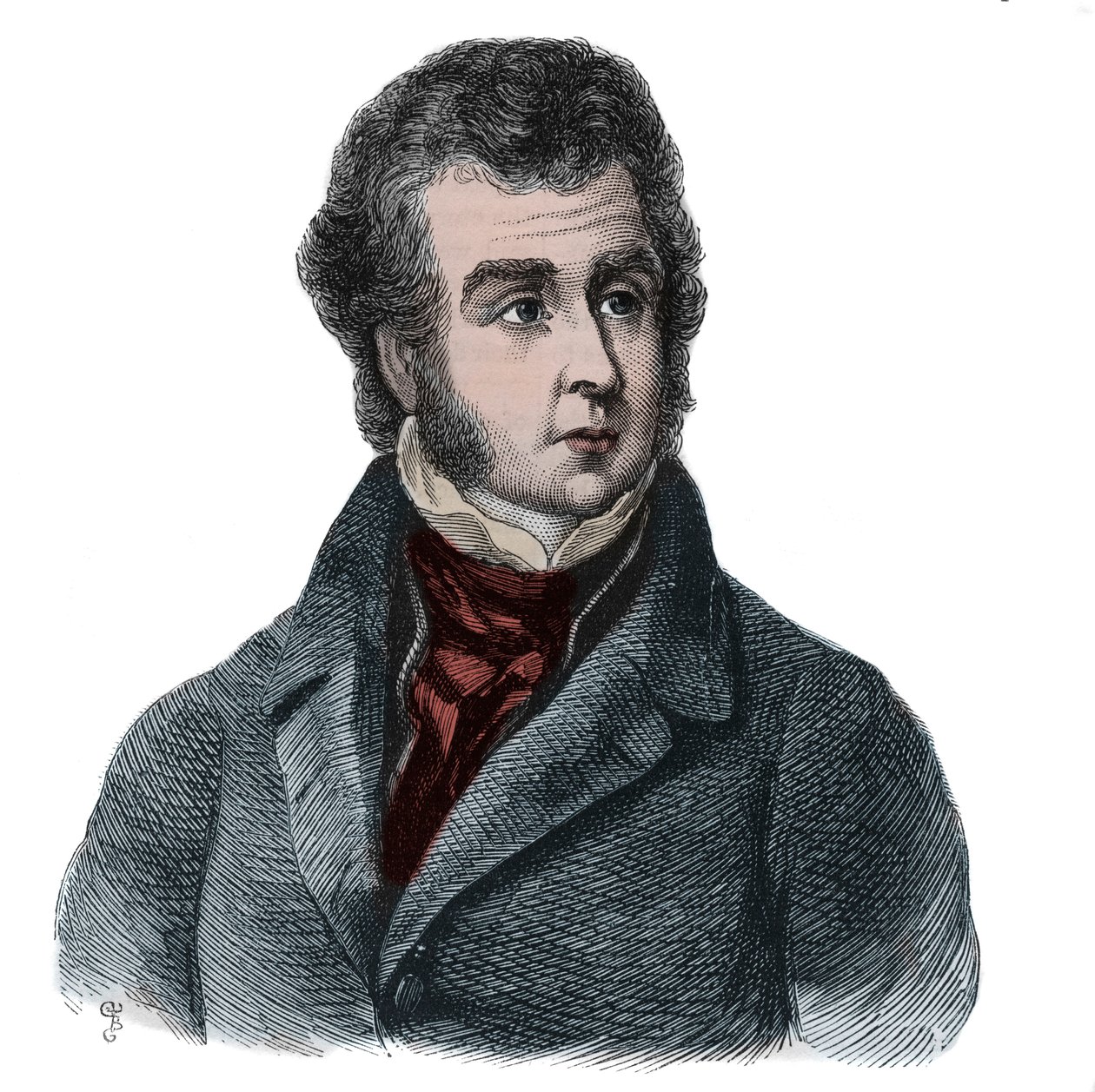 Ebenezer Elliot (1781-1849) englantilainen runoilija - kaiverrus tekijältä Unknown artist