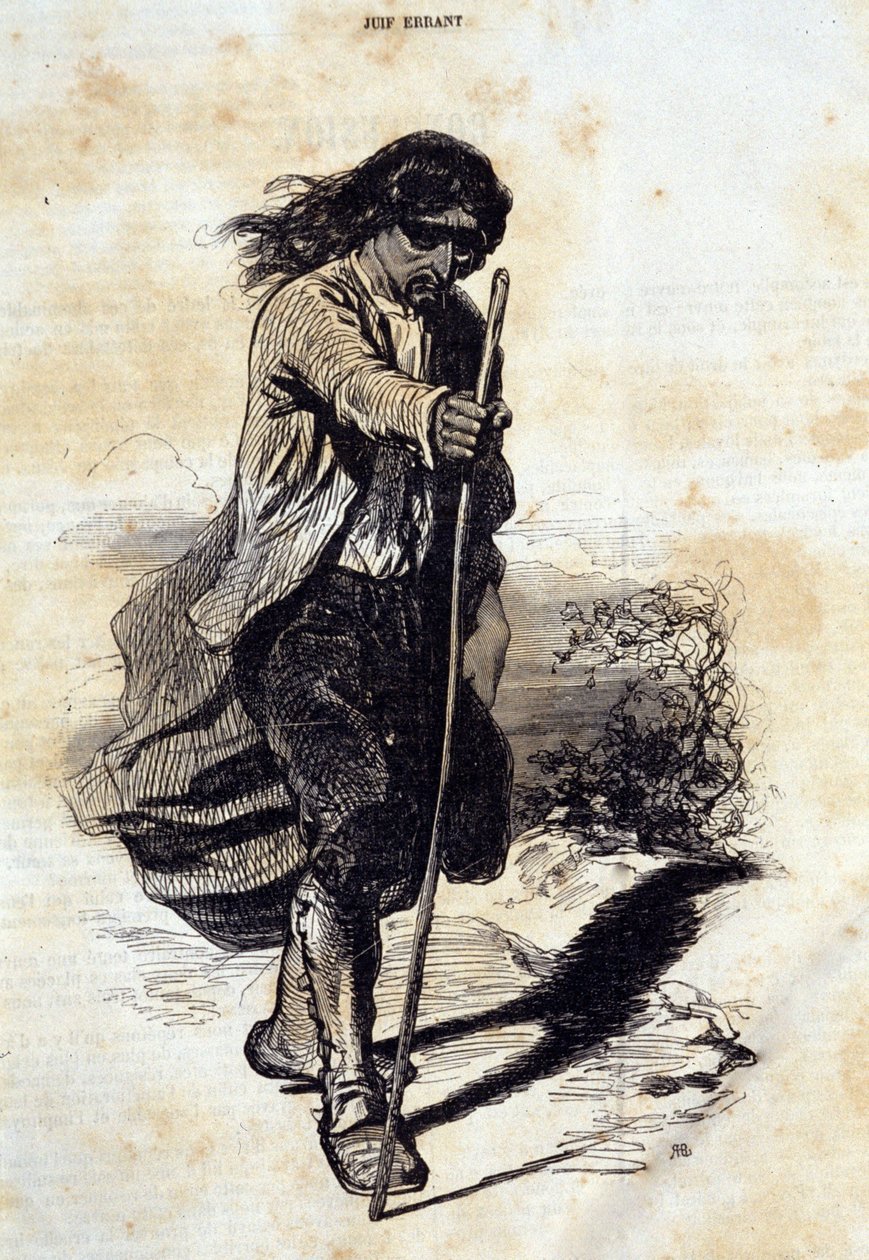 Juutalaisuus: Juutalainen matkustava myyjä (vaeltava juutalainen). tekijältä Unknown artist
