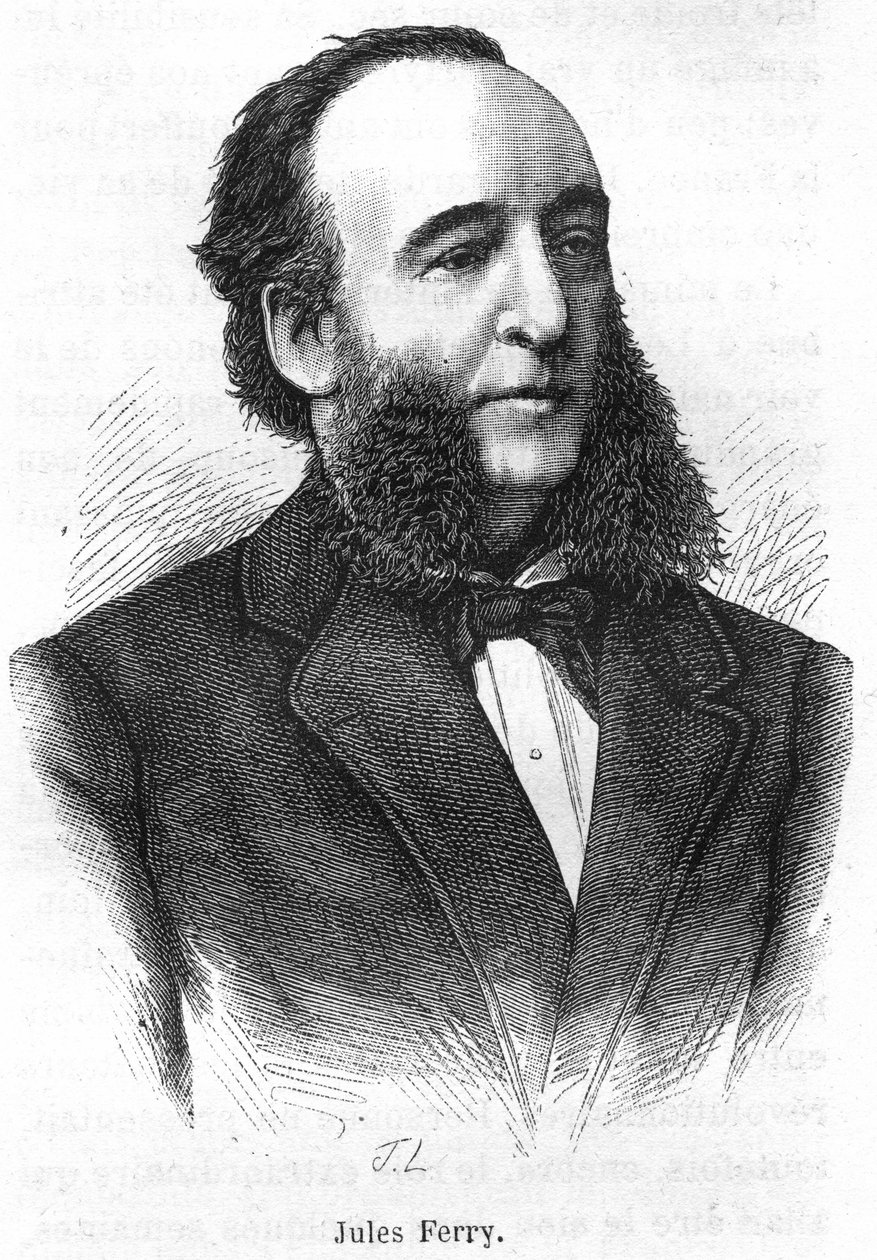 Jules Ferry (1832-1893), ranskalainen poliitikko. tekijältä Unknown artist