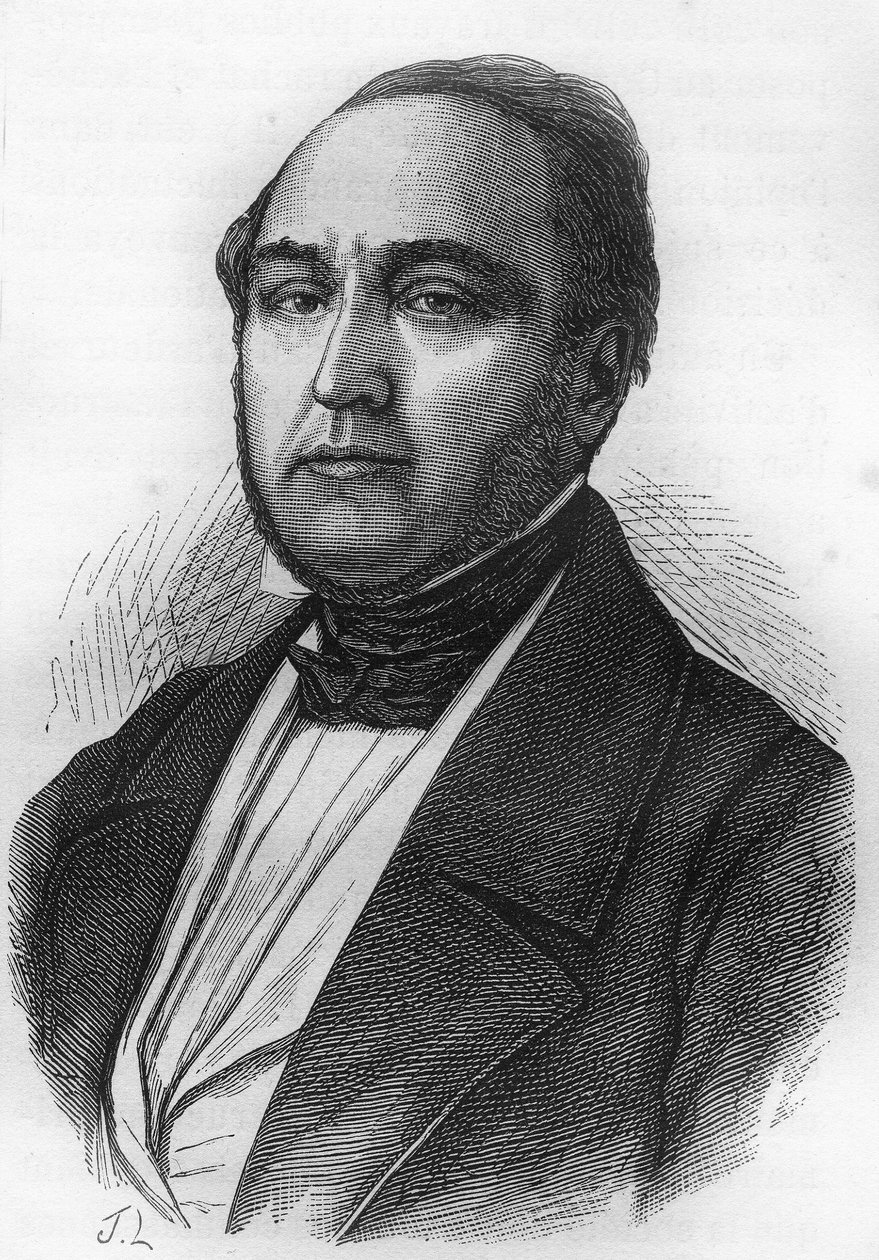 Lazare Hippolyte Carnot (1801-1888), ranskalainen poliitikko. tekijältä Unknown artist