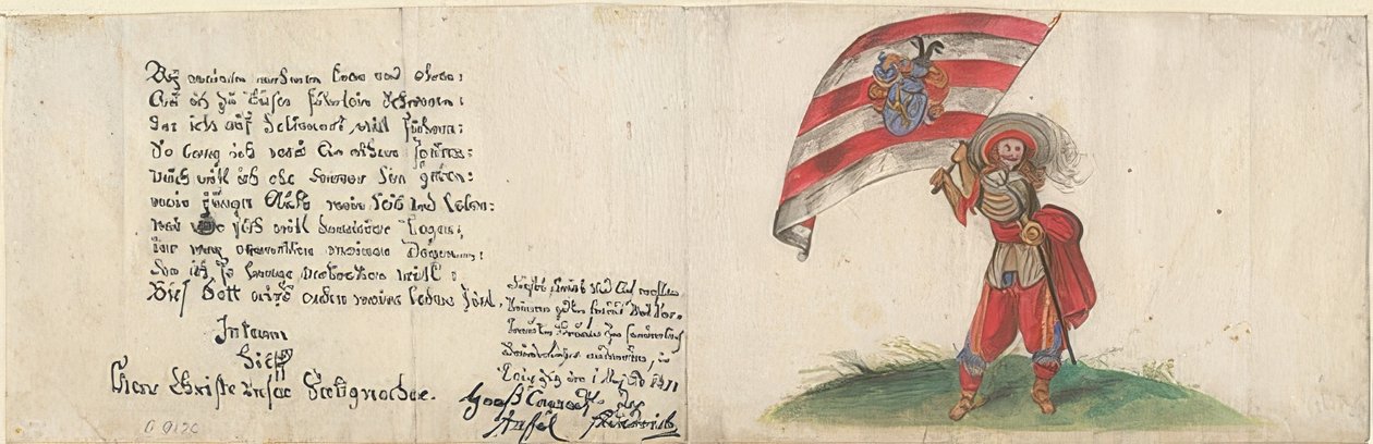 Sveitsin lippu. 1630 tekijältä Unknown