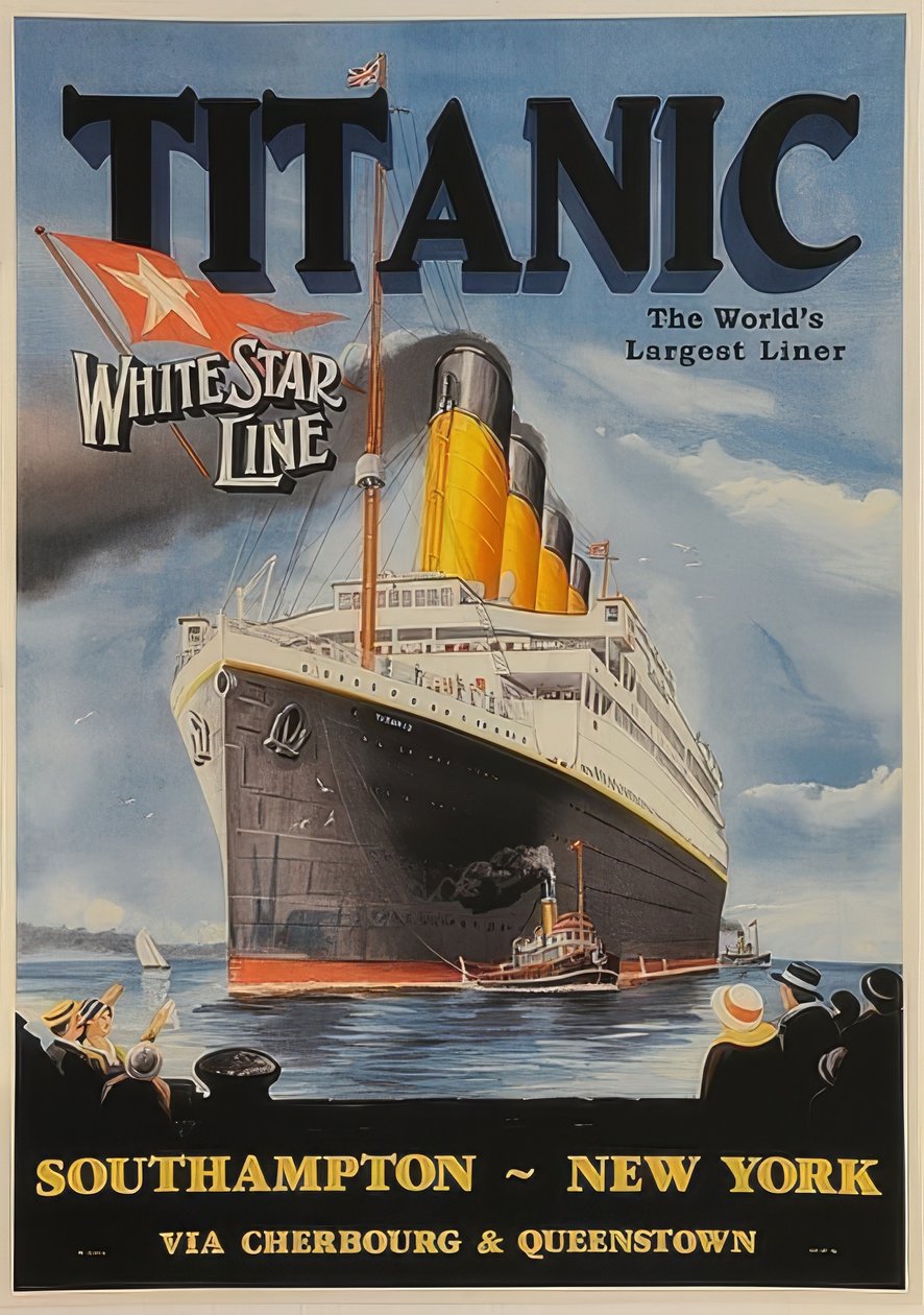 White Star Line. Titanic. Öh 1911 tekijältä Unknown