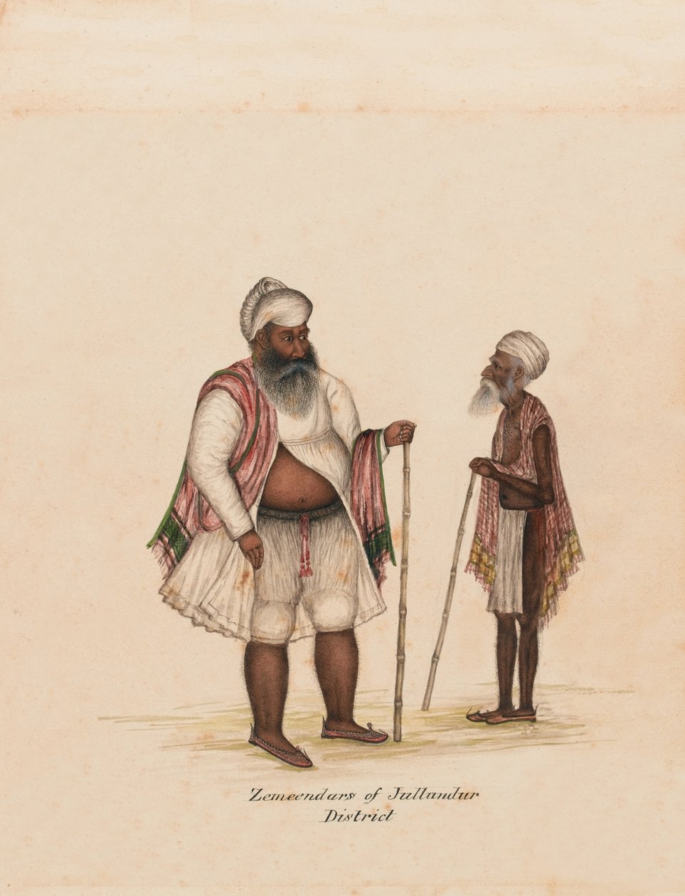 ? Zemendars of Jullundur District?, 1850 noin tekijältä Unknown