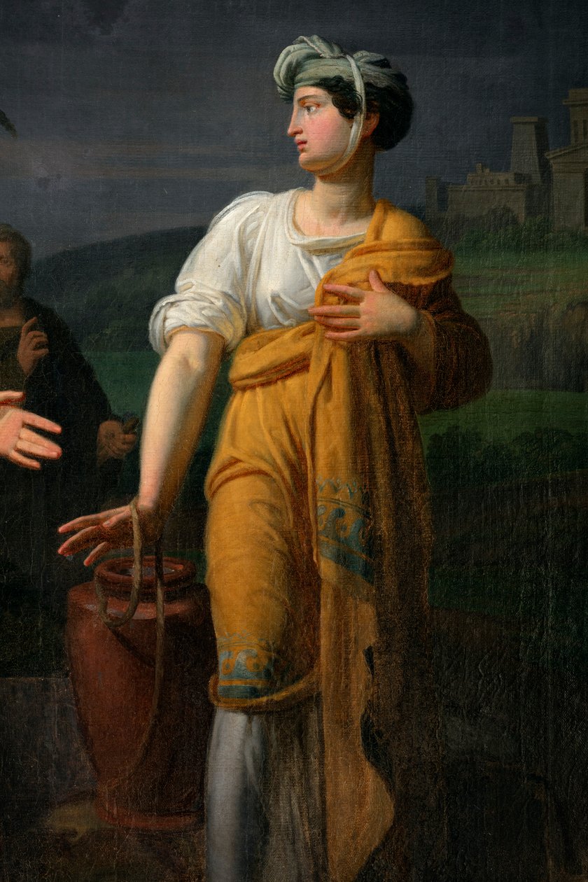 Jeesus ja samarialainen nainen tekijältä Unknown artist