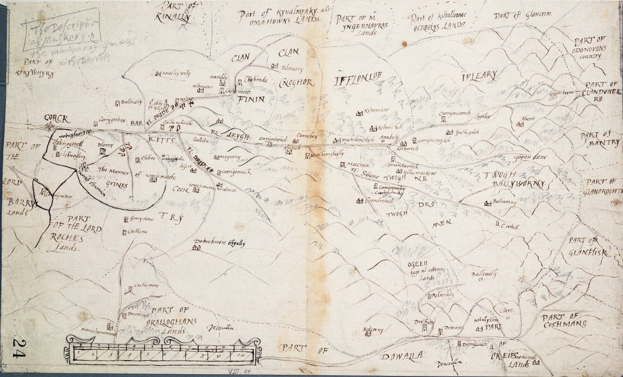 Muskerian kuvaus, n.1590 (paperi, pellava). tekijältä Unknown artist