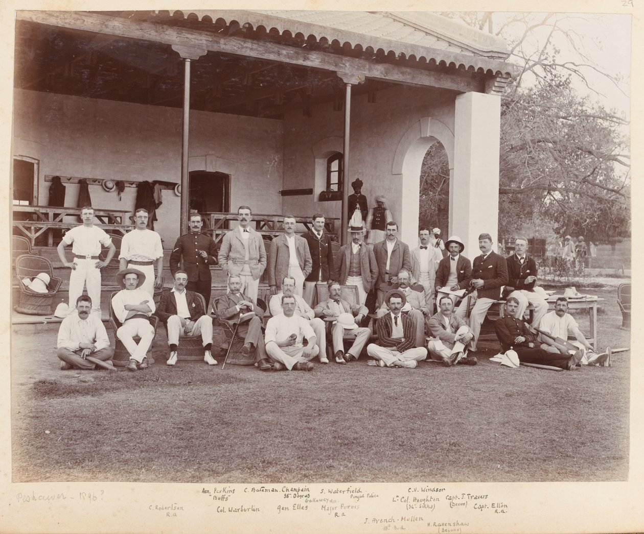 Krikettiottelu, Peshawar tekijältä Unknown photographer